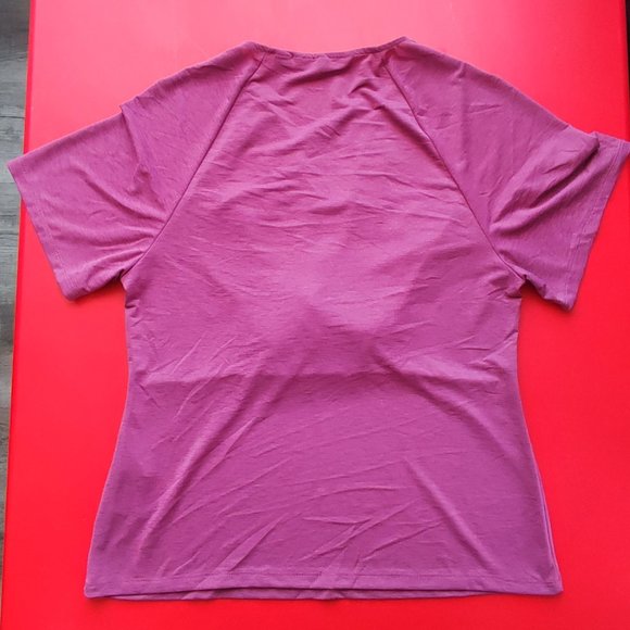 Vero Moda V neck short sleeve shirt / blouse women's size M - Picture 3 of 4